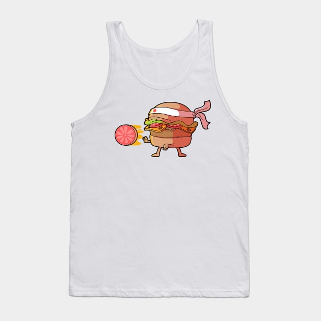 Power Burger! Tank Top by pedrorsfernandes